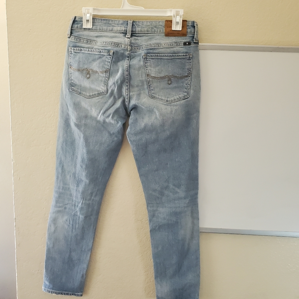 Lucky Brand Light Wash Mid Rise Lolita Skinny Jean - Picture 2 of 5
